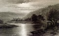 Tintern Abbey Moonlight On The Wye scenery Thomas Sidney Cooper